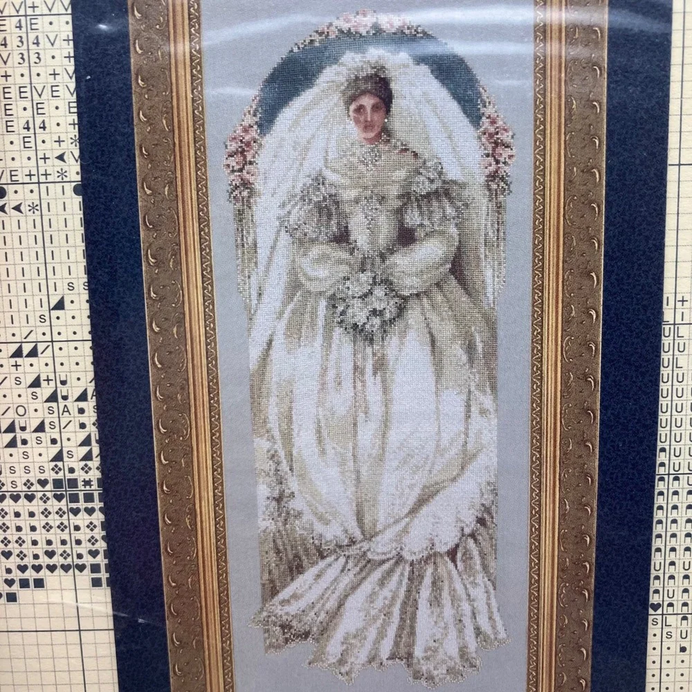 Lavender‎ & Lace Victorian Designs Cross Stitch Patterns I Thee Wed White Lace